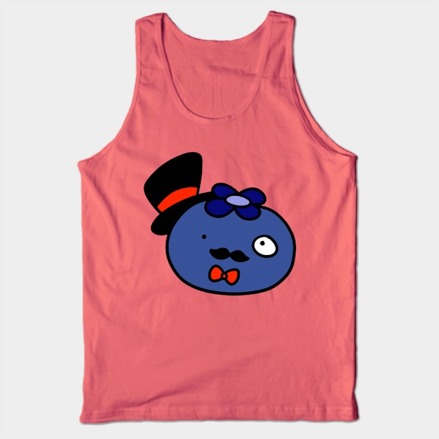 Fancy Blueberry Tank Top by saradaboru